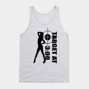 Target at 3 O'Clock - Gun Shooter Tank Top